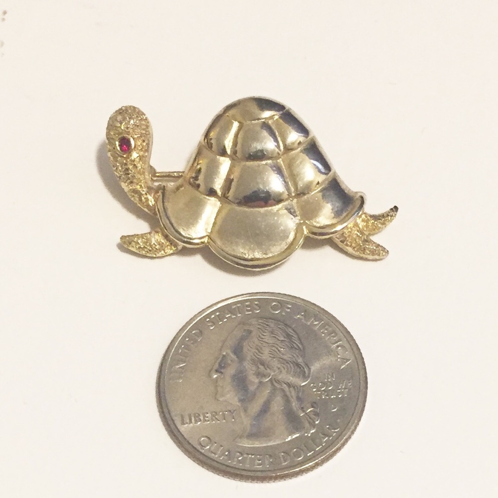 🐢 Vintage Turtle/Tortoise Brooch Pin